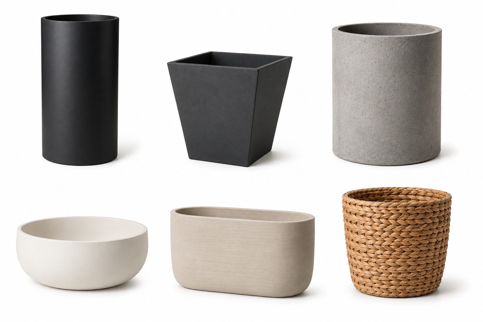 Our indoor plant pot options